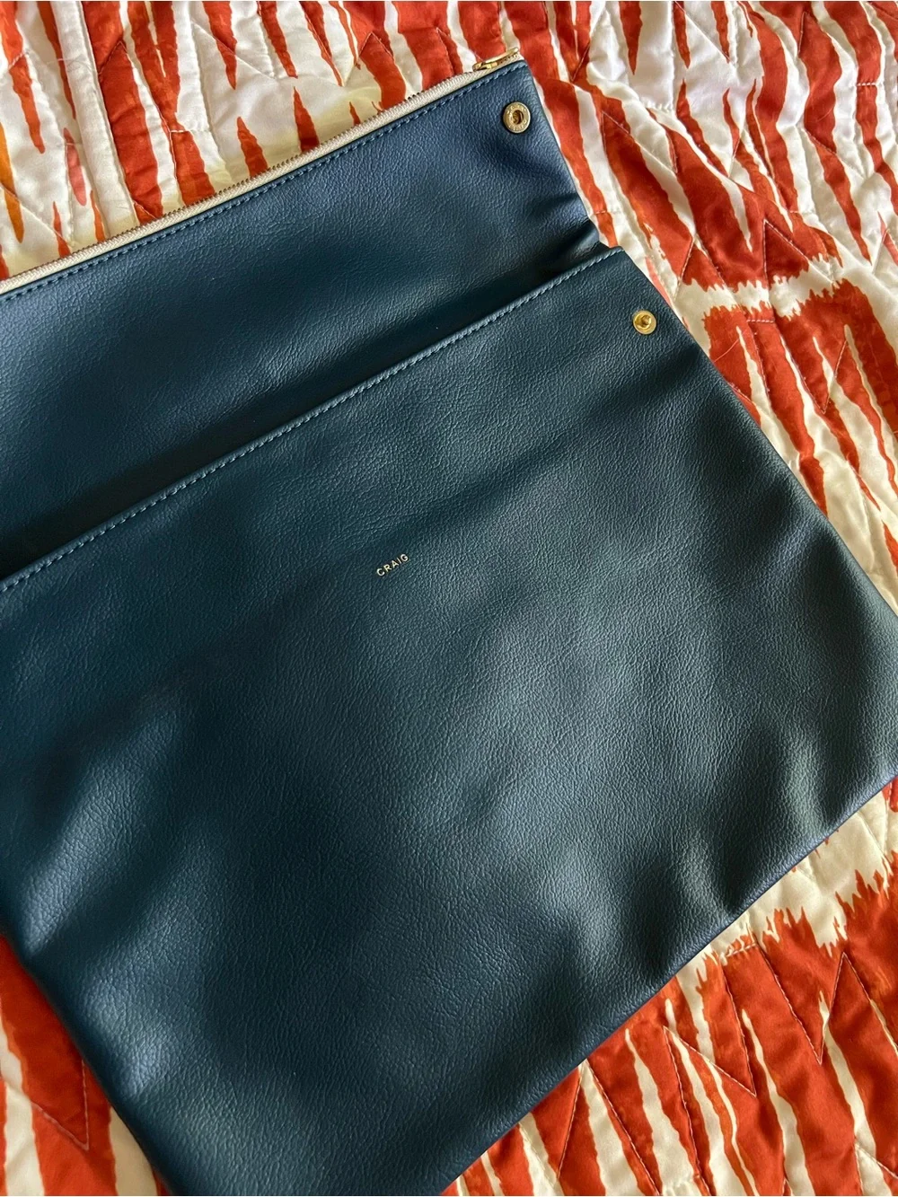 DELFONICS CRAIG Fold-Over Carrying Case with Gold Hardware